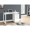 Monarch Specialties Computer Desk, Home Office, Laptop, Left, Right Set-up, Storage Drawers, 48"L, Work, Laminate, White I 7690 - alternate 3